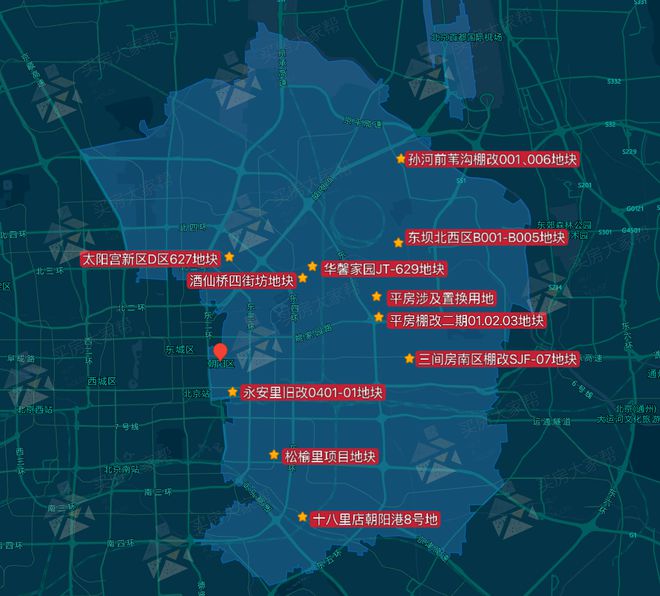 朝阳住宅_朝阳区地块_朝阳2024自住房地块